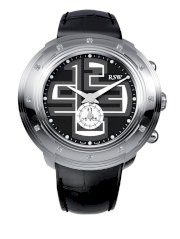 RSW Men's 9130.BS.L1.12.D0 Volante Diamond Stainless Steel Sub-Second Luminous Leather Watch