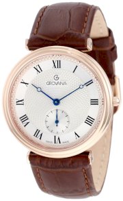 Grovana Men's 1276.1568 Retrograde Rose Gold Analog Silver Watch