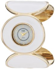 Golden Classic Women's 2345-WhiteGold "Infinity" Elegant Circular White and Gold Bangle Watch