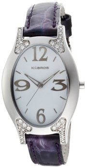 K&BROS Women's 9157-1 Steel Classique Watch