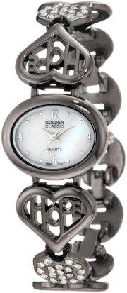 Golden Classic Women's 2180-gun "Inapiration" Mother of Pearl Dial Bracelet Watch