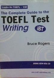 Toefl test writing (Luyện thi toefl - Viết) - Kèm đĩa CD