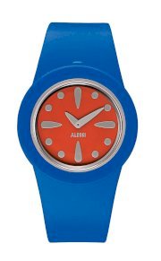 Alessi Unisex AL1015 Calumet Blue Polyurethane Watch