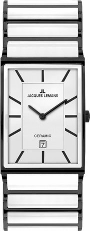 Jacques Lemans Men's 1-1593C York Classic Analog with HighTech Ceramic and Sapphire Glass Coating Watch