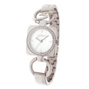 Gattinoni Women's W0159BSSSLV Andromeda Stainless Steel Black Silver Diamond Watch