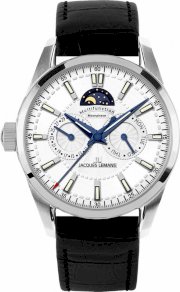 Jacques Lemans Men's 1-1596B Liferpool Moonphase Sport Analog with Moonphase Watch