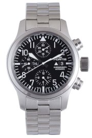 Fortis Men's 656.10.11 M B-42 Flieger Automatic Stainless-Steel Automatic Chronograph Date Watch