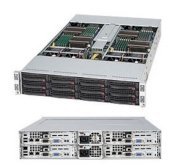 Server Supermicro SuperServer 6026TT-BTRF (SYS-6026TT-BTRF) X5672 (Intel Xeon X5672 3.20GHz, RAM 8GB, 1400W, Không kèm ổ cứng)