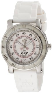 Juicy Couture Women's 1900417 HRH Stainless-Steel White Jelly Strap Watch