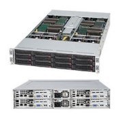 Server Supermicro SuperServer 6026TT-BTRF (SYS-6026TT-BTRF) L5506 (Intel Xeon L5506 2.13GHz, RAM 4GB, 1400W, Không kèm ổ cứng)