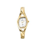 Certus Women's 631646 Mother-Of-Pearl Dial Gold Tone Brass Bracelet Crystals Watch