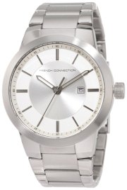  French Connection Men's FC1083SSM Classic Round Stainless Steel Silver Watch