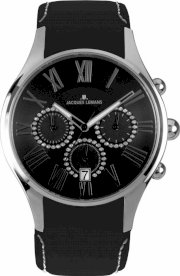 Jacques Lemans Women's 1-1606I Capri Analog Chronograph Watch