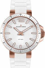 Jacques Lemans Women's 1-1707Q Milano Sport Analog with Silicone Strap Watch