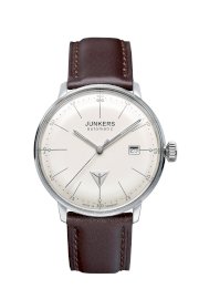 Junkers Bauhaus Swiss ETA Automatic Watch with Domed Hesalite Crystal 6050-5