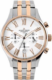 Jacques Lemans Men's 1-1605K Capri Classic Analog Chronograph Watch