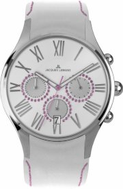 Jacques Lemans Women's 1-1606O Capri Analog Chronograph Watch