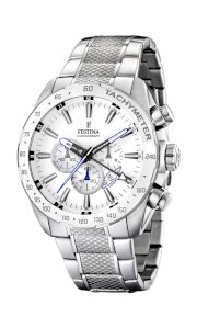  Festina Men's Stainless Steel Black Dial Bracelet Chronograph Watch F164881