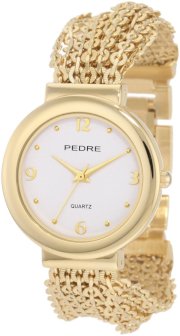 Pedre Women's 5525GX Gold-Tone Multi-chain Bracelet Watch