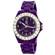 Golden Classic Women's 14639 purple "Love Potion" Rhinestone Classic Metal Watch