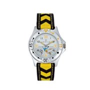 Certus Kids' 647470 Black and Yellow Nubuck Bracelet Watch