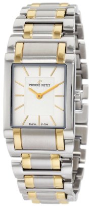 Pierre Petit Women's P-794C Serie Laval Two-Tone Stainless-Steel Square Case Bracelet Watch