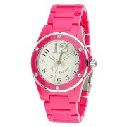 Juicy Couture Ladies Pink Plastic Strapped Watch