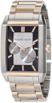 Pierre Petit Men's P-782D Serie Paris Automatic Rectangular Two-Tone Stainless-Steel Bracelet Watch