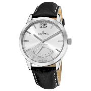 Grovana Men's 1722.1532 Retrograde Day Retrograde Silver Dial Watch