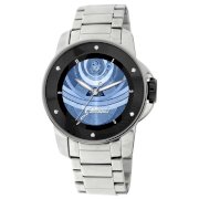 Gattinoni Men's W0195JSSBLU Draco Stainless Steel Blue Planetarium luminous Watch