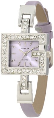 Golden Classic Women's 1038-Purple Gracefully Yours Elegant Crystal Bezel Watch