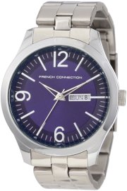 French Connection Men's FC1090SU Classic Round Stainless Steel Blue Watch
