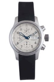 Fortis Men's 635.10.12 K B-42 Pilot Professional Automatic Beige Dial Chronograph Date Rubber Watch