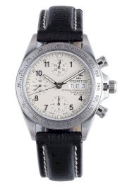 Fortis Men's 630.10.12 L01 Official Cosmonauts Automatic Chronograph Leather Date Watch