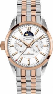 Jacques Lemans Men's 1-1596I Liferpool Moonphase Sport Analog with Moonphase Watch