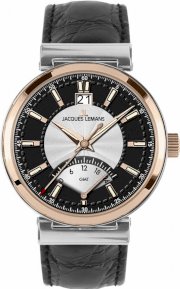 Jacques Lemans Men's 1-1697B Verona Classic Analog GMT Watch