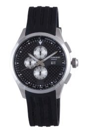 Rudiger Men's R4000-04-007 Zwickau Multi-Function Black Dial Tachymeter Watch
