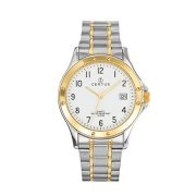 Certus Men's 616382 Two Tone Steel White Dial Date Watch