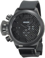Welder Men's K24-3306 K24 Chronograph Black Ion-Plated Stainless Steel Round Watch