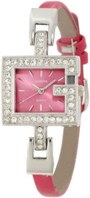 Golden Classic Women's 1038 Pink Gracefully Yours Elegant Crystal Bezel Watch