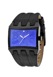 Police Men's PL-13420JSB/05C Dimension Rectangle Purple Crystal Watch