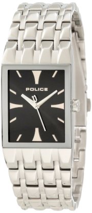 Police Women's PL-12743LS/02M Engage Black Dial Stainless Steel Band Watch