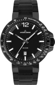 Jacques Lemans Men's 1-1695F Milano Sport Analog with Silicone Strap Watch