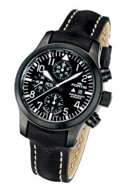 Fortis Men's 656.18.81 L.01 B-42 Flieger Automatic Black Leather Watch