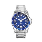 Certus Men's 616183 Stainless Steel Blue Dial Watch