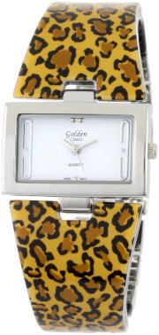 Golden Classic Women's 1601 Leop "Divine Dusk" Classic Bezel Plastic Band Watch