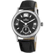 Grovana Men's 1725.1537 Big Date Big Date Black Dial Quartz Watch