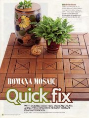 Sàn gỗ bể bơi Romana Decking Tiles RDT12