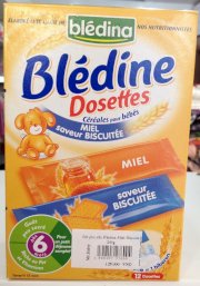 Bột ăn dặm pha sữa Bledina - vị mật ong bích quy (240g)