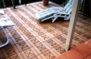 Sàn gỗ bể bơi Romana decking Tiles RDT19
